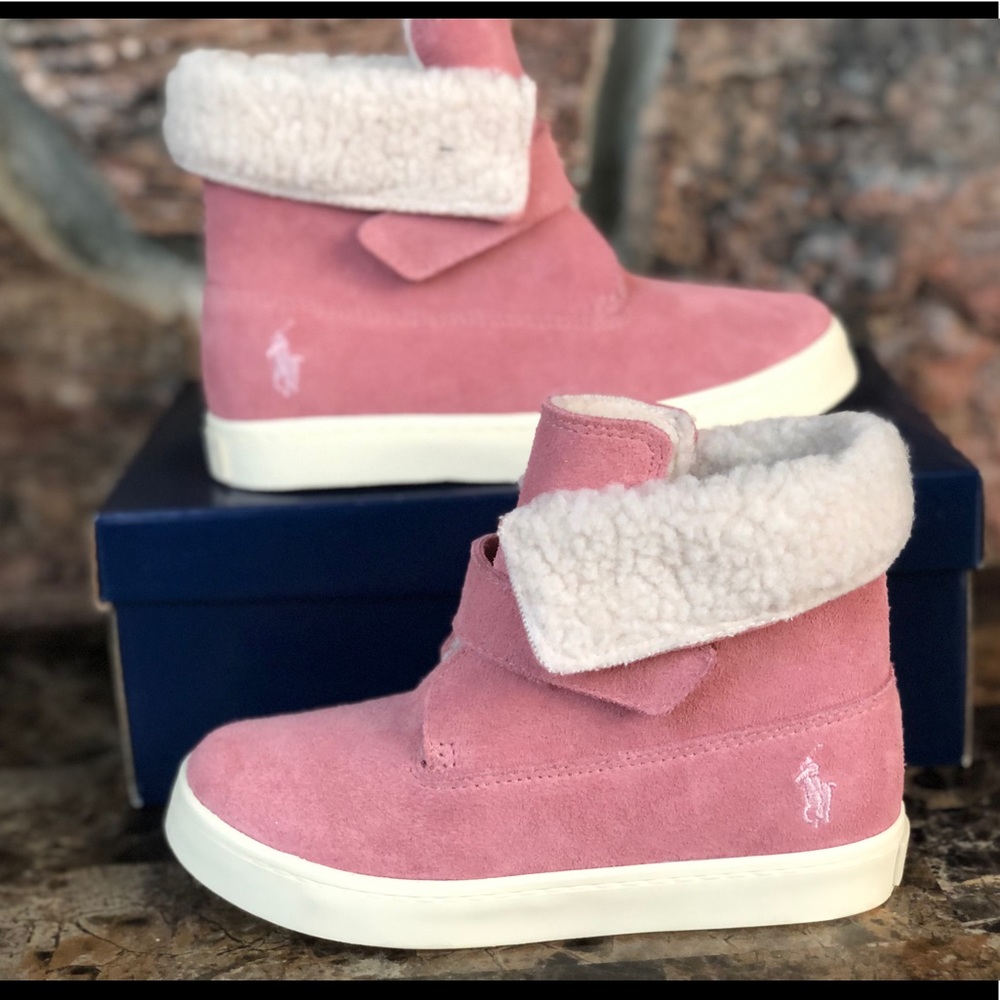 Polo Ralph Lauren Toddler Girls Siena Booties - Picture 3 of 16